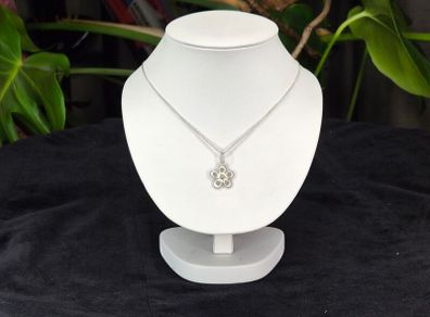 John Rocha Designer 925 Sterling Silver Flower Pendant Necklace 5.15g