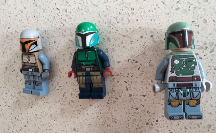 LEGO Star Wars Mandalorian-style minifigures