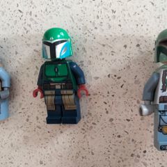 LEGO Star Wars Mandalorian-style minifigures