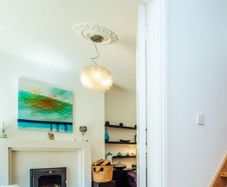 Beautiful Contemporary centre light fitting & side lamp