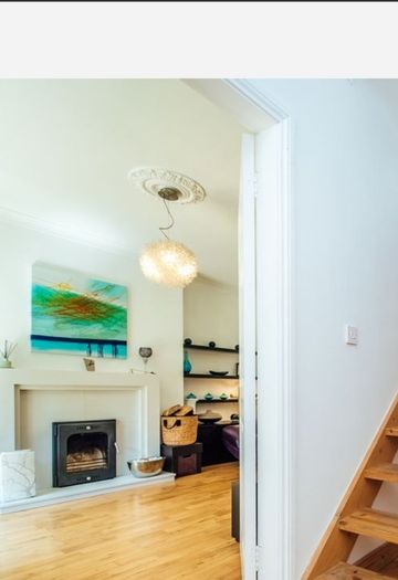 Beautiful Contemporary centre light fitting & side lamp