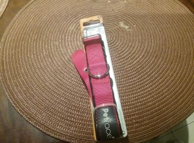 New red Dog collar