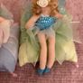 Fairies - 2 cute little Fairy Dolls on cushions Image 3