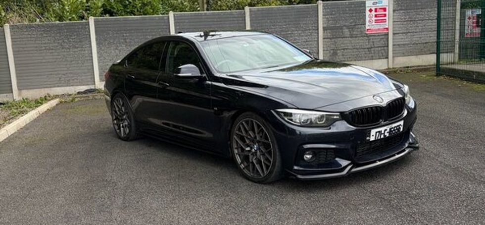 BMW 420d blue black