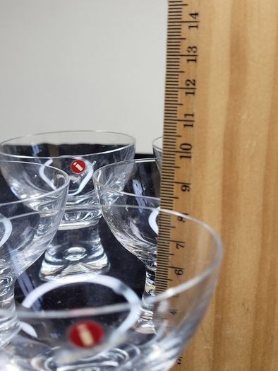 Vintage Iittala "Tapio" Cocktail Glasses Set of 6 - Tapio Wirkkala - Mint in Box