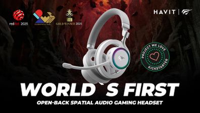 HAVIT Fuxi H8 Worlds First Open Back Gaming Headset Featured on Kickstarter