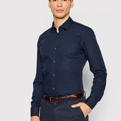 Hugo Boss Mens Shirt C-jenno Shirt, Blue , 44 Uk, 54 Eu, Size Xl , 17.5 Us