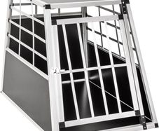 aluminium dog transport crate
