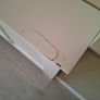 Large modern white radiator cover Image 2
