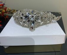 Sparkling diamond headpiece