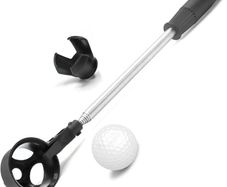 Golf Ball Retriever, 6ft/9ft Stainless Telescopic Golf Ball Retriever for Water, Golf Ball Putter Grabber Claw Sucker Tool, Golf Accessories Golf Gift for Men, Weight: 0.5 Lbs
