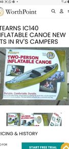 Stearns 2 person inflatable kayak .