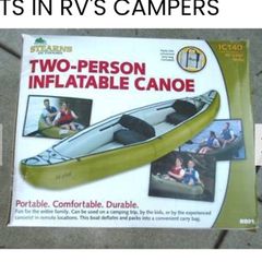 Stearns 2 person inflatable kayak .