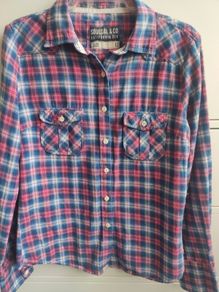 SoulCal & Co Western Plaid Shirt UK 12