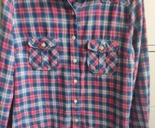 SoulCal & Co Western Plaid Shirt UK 12