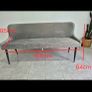 Velvet Dining Bench Image 5