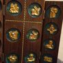 Vintage Wooden Stations of the Cross Triptych Image 3