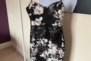 Black and White Lipsy Floral Dress