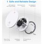 Meross Smoke Alarm, 10-Year Battery Fire Alarm Smoke Detector for Home Image 3
