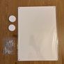 NEW - 2 White Magnetic Boards 42x30cm Image 2