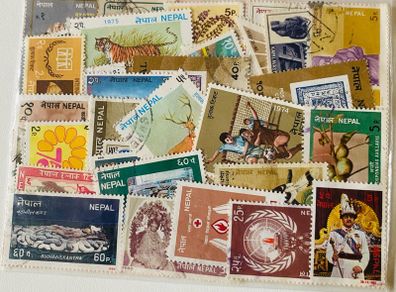 50 Nepal stamps