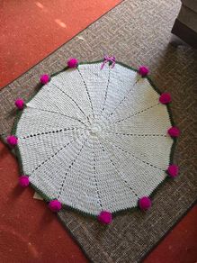 Viral flower boquet blanket