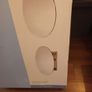Sandon Brushed Stainless  Steel Oval Bathroom  Cabinet  & Double Sided Mirror. Never Opened. Image 6