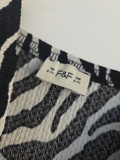 6-7years, With Tags Zebra-Print Summer Dress