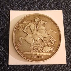 1889 Queen Victoria Silver Crown