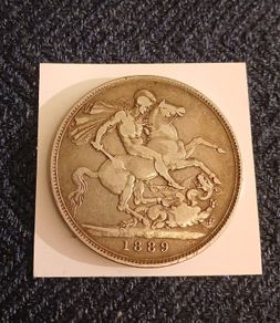 1889 Queen Victoria Silver Crown