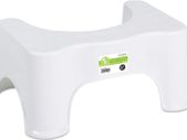Squatting Step Toilet Stool | 8 Inch Non-Slip Bathroom Squat Aid | Proper Toilet Posture Footstool
