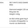 Beautiful Unique Diamond 18ct Gold ring Image 3