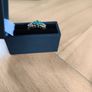 9ct Gold Emerald and Diamond Ring Image 2