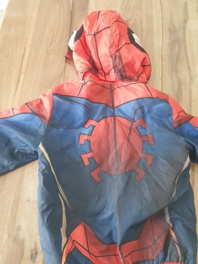 HM raincoat lightweight jacket Spiderman