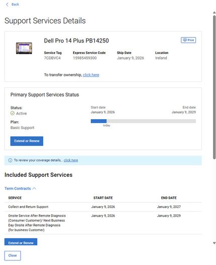 Dell Pro 14 Plus laptop, NEW