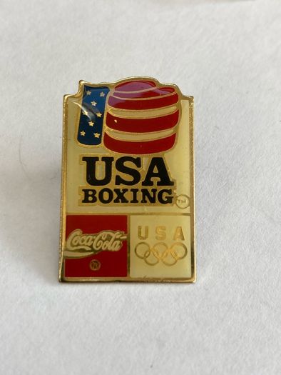 Coca Cola Boxing Olympic pin