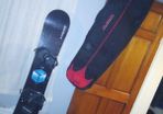 Shoes and Snowboard