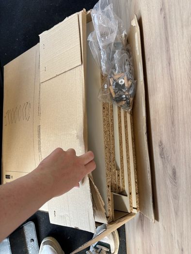 2x 50cm caraway larder shelving set