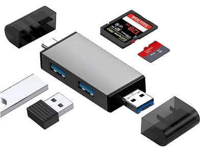 USB 3.0 7 in 1 Multi-Function Card Reader High-Speed Transfer Universal SD/TF Card PC Notebook Accessories High-Speed Card Reader
