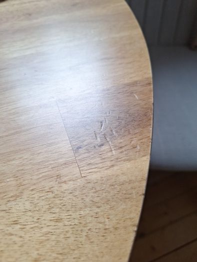 Dining table and chairs