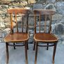 Pair of Thonet Bentwood Dining Chairs. Image 9