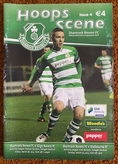 2014 Shamrock Rovers v Sligo Rovers FC & Shelbourne FC - Airtricity League Programme