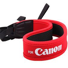 Neck Shoulder Strap Red for Canon