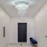 Brand New Deckrico Crystal Ceiling Light 30cm Modern Lamp Chrome LED Chandelier Image 5
