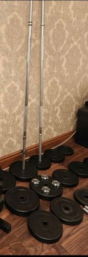 Dumbells-stand-bench-Barbells