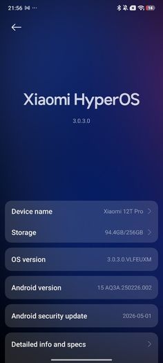 Xiaomi 12T Pro 8GB RAM 256GB Storage
