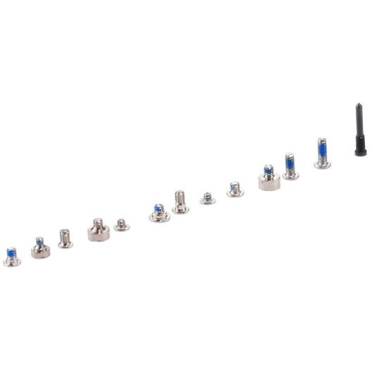 For iPhone X Full Complete Screw Set Repair Fix With 2 Black Bottom Screws New - FHT34IPFC