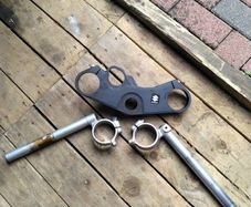 k6/k7 gsxr top yoke and clip ons