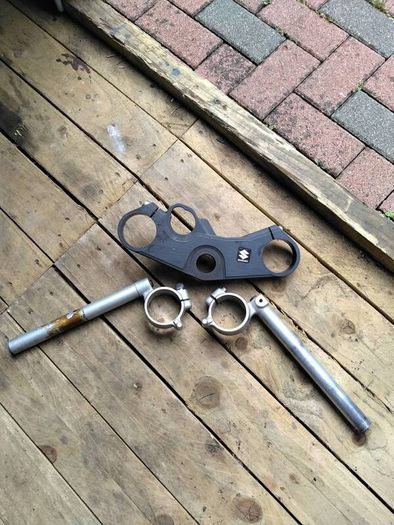k6/k7 gsxr top yoke and clip ons