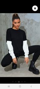 Pretty little thing knitted lounge wear co ord set